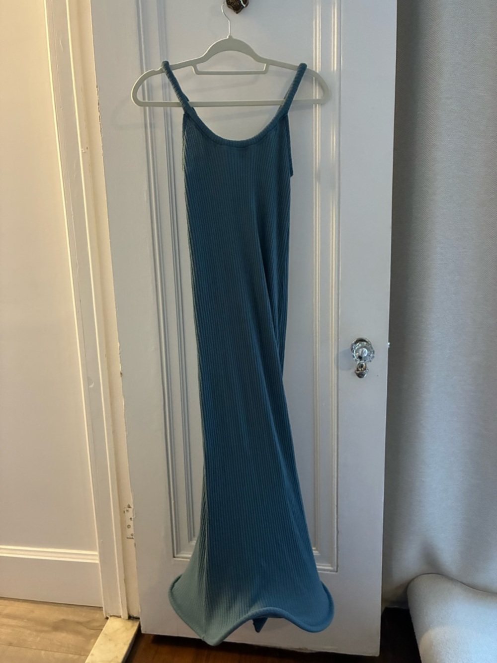 Blue Zara Ribbed Dress - Picture 2 of 2